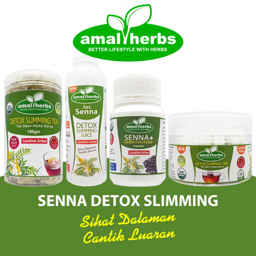 Senna Extract 50 Capsules Sanna Detox Slimming